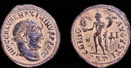 310-313 Roman Maximinus Ii Daia Ae follis Genius standing..., Postzegels en Munten, Munten en Bankbiljetten | Verzamelingen, Verzenden