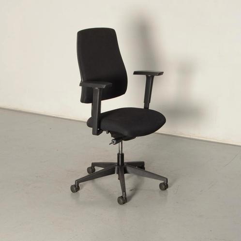 Interstuhl 152GX bureaustoel, zwart, 3D armleggers, Maison & Meubles, Chaises de bureau, Enlèvement ou Envoi