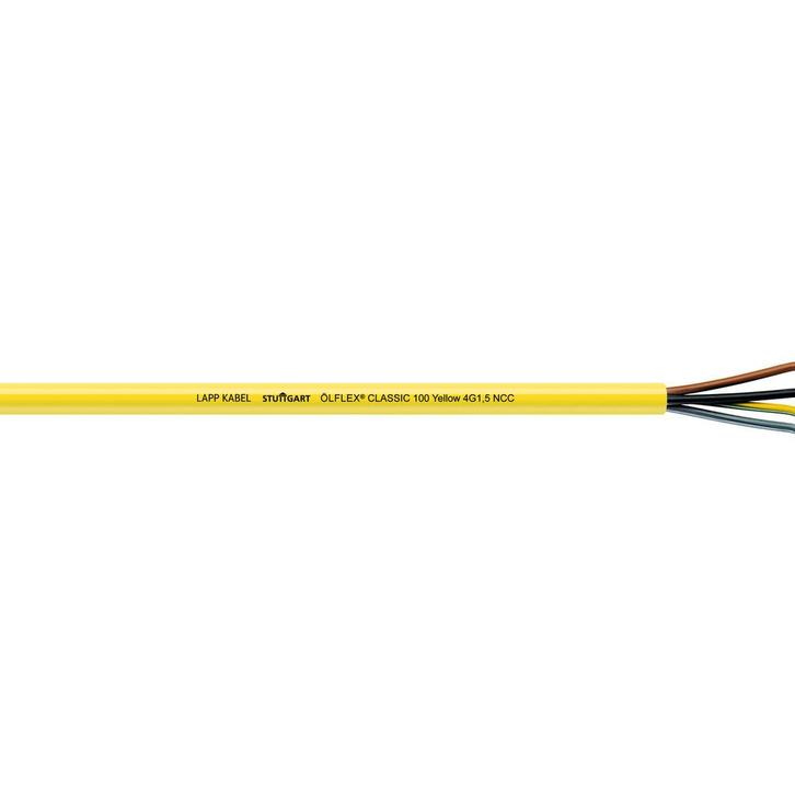 Lapp Olflex Classic 100 Geel 3G2.5 Besturingskabel - 0010401, Doe-het-zelf en Bouw, Elektriciteit en Kabels, Verzenden