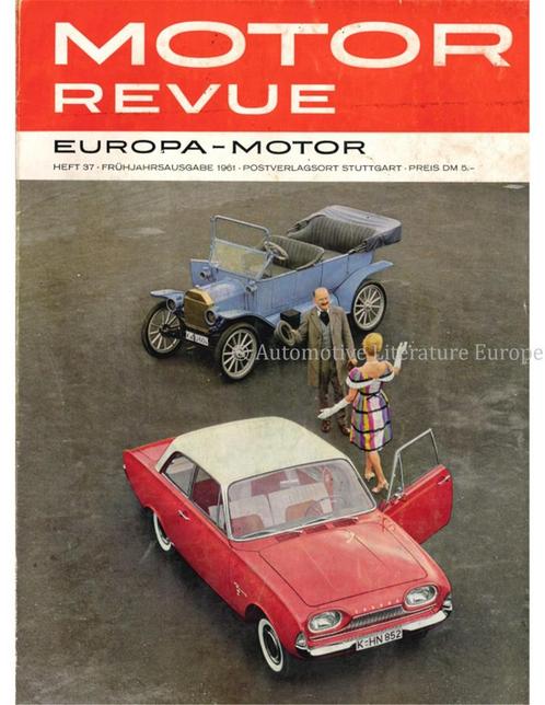 1961 MOTOR REVUE MAGAZINE DUITS, Livres, Autos | Brochures & Magazines, Enlèvement ou Envoi