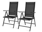 2dekans | 909 Outdoor Aluminium Tuinstoelen – 66x55x107 cm –, Tuin en Terras, Ophalen of Verzenden, Nieuw
