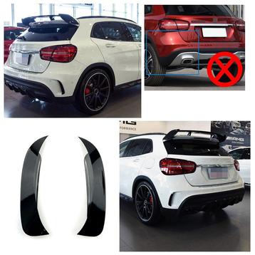 AERO FLAPS ZWART GESCHIKT VOOR MERCEDES X156 GLA-KLASSE AMG-, Verzenden