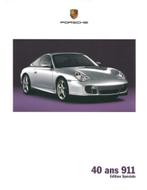 2004 PORSCHE 911 CARRERA 40 JAAR BROCHURE FRANS, Nieuw