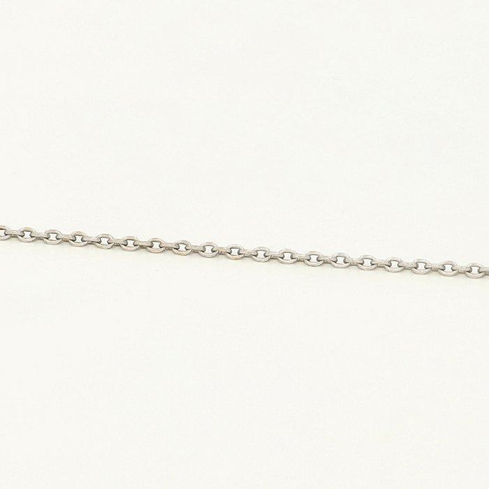 Halsketting - 18 karaat Witgoud Diamant (Natuurlijk), Handtassen en Accessoires, Kettingen