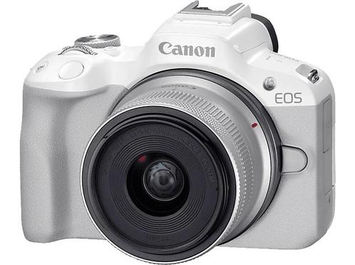 Canon -  Hybride Camera Eos R50 + Rf-s 18-45 Mm  - Wit, Audio, Tv en Foto, Fotocamera's Digitaal, Nieuw, Canon, Verzenden