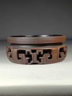 Socle architectural - 1900-1910 - Socle en acajou, Antiquités & Art