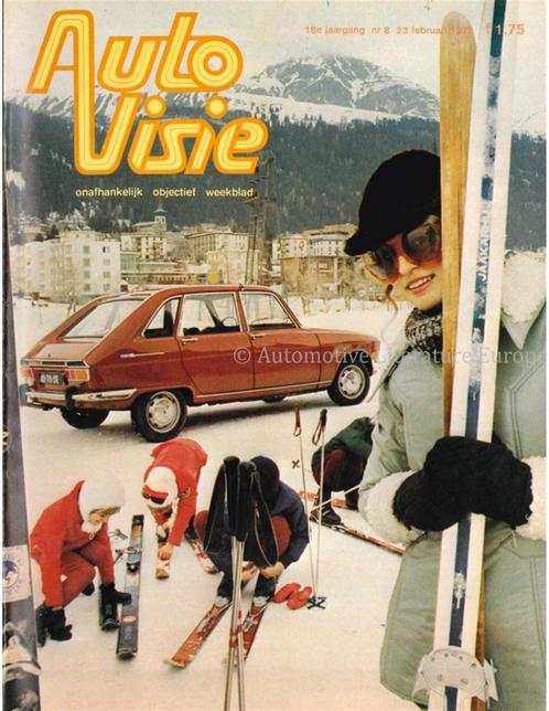 1973 AUTOVISIE MAGAZINE 08 NEDERLANDS, Livres, Autos | Brochures & Magazines