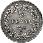 België. Leopold I. 1/2 Franc 1834 - variety: 4 in date with