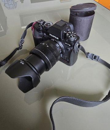 Fuji X-T3 + super EBC XF 18-55 + Verticale batterie grip beschikbaar voor biedingen