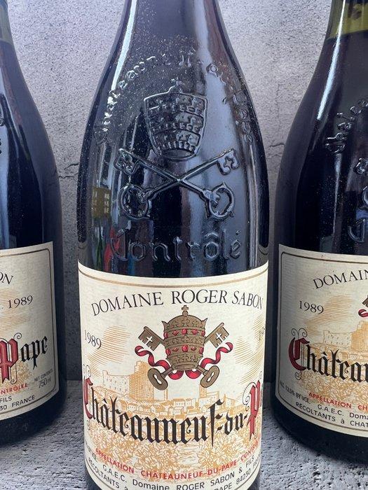 1989 Domaine Roger Sabon, Chateauneuf-du-Pape -, Verzamelen, Wijnen