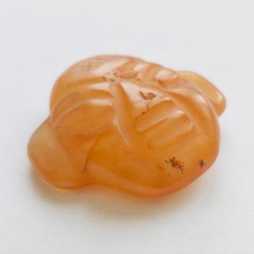 Oud Tibetaans of Nepalese Honingagaat Deity Head Bead, Antiek en Kunst, Antiek | Overige Antiek