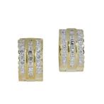 Oorbellen - 18 karaat Geel goud - 1.54ct. tw. Diamant