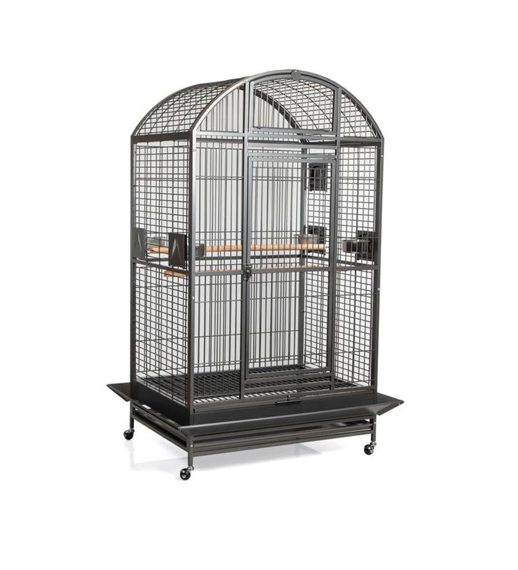 Papegaaienkooi Montana Castell Nova Dome Antiek of Platinum, Dieren en Toebehoren, Vogels | Hokken en Kooien, Vogelkooi, Nieuw