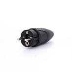 Stekker 16A Rubber Solid IP44 Zwart - PWS16R [2 stuks], Doe-het-zelf en Bouw, Verzenden, Nieuw