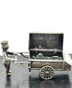 No reserve-Handgemaakte zilveren miniatuur Bakker met