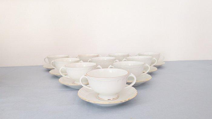 Richard Ginori - Service de table (20) - Lorena Rigo Oro -, Antiek en Kunst, Antiek | Meubels | Tafels