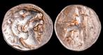 Koninkrijk Macedonië Zilveren Tetradrachme van Alexander de, Antiquités & Art