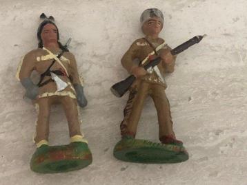 Durso - Figure - Chingachgook et David Crockett rare très beschikbaar voor biedingen