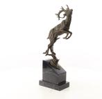 sculptuur, Beautiful Premium Bronze Sculpture of a Jumping