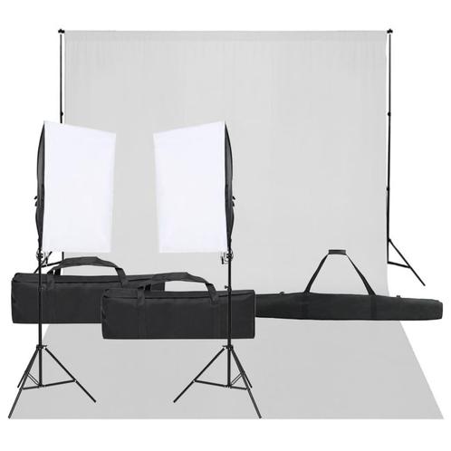 VD Fotostudioset met verlichtingsset en achtergrond, Autos : Divers, Outils de voiture, Envoi