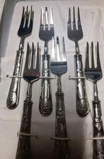 Service à pâtisserie/gâteau (13) - Argent 800 - Couverts à, Antiek en Kunst