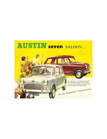 1965 AUSTIN SEVEN SEDAN BROCHURE NEDERLANDS