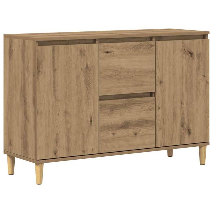 Dressoir 102cm Eiken | Tweede Kansje | Slaapkamerkast, Huis en Inrichting, Kasten | Dressoirs, 100 tot 150 cm, 25 tot 50 cm, Nieuw