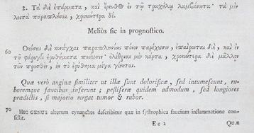Ippocrate - Praenotiones - 1784