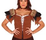 Vest Leer Dames Bruin L, Verzenden, Nieuw