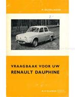 1963 - 1966 RENAULT DAUPHINE VRAAGBAAK NEDERLANDS, Autos : Divers, Modes d'emploi & Notices d'utilisation