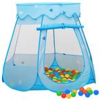 vidaXL Kinderspeeltent met 250 ballen 102x102x82 cm blauw, Verzenden, Nieuw