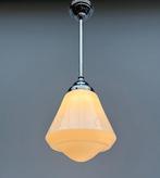 Plafondlamp - Opaline glas - XL Art Deco Hanglamp, Antiek en Kunst