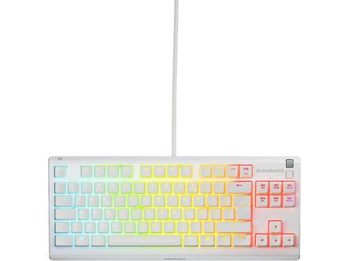 Steelseries -  Gaming Toetsenbord Apex 3 Tkl Azerty Wit, Computers en Software, Toetsenborden, Bedraad, Azerty, Nieuw, Verzenden
