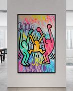 Gunnar Zyl - Family / Keith Haring & Zyl XXL, Antiek en Kunst, Kunst | Schilderijen | Modern