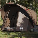 vidaXL Vistent 4-persoons waterdicht bruin, Caravans en Kamperen, Tenten, Verzenden, Nieuw