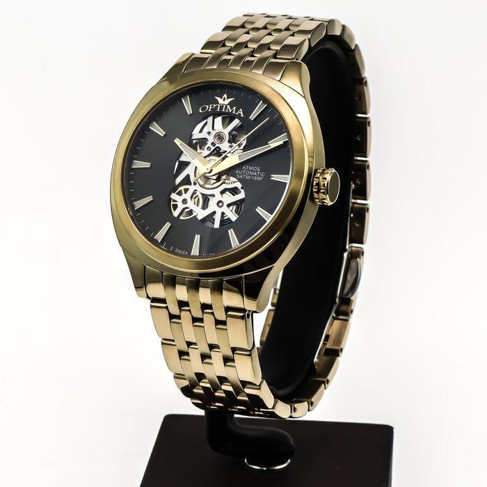 Optima - Atmos Swiss automatic - OSA485SK-GG-2 - Sans Prix, Handtassen en Accessoires, Horloges | Heren