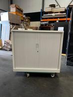 Roldeurkast - Archiefkast - Wit – Met slot - 105x120x45 cm, Huis en Inrichting, 100 tot 150 cm, Verzenden, 100 tot 150 cm, Nieuw