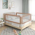 vidaXL Bedhekje peuter 150x25 cm stof taupe, Kinderen en Baby's, Verzenden, Nieuw