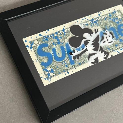 WhyCreationz (XX-XXI) - Mickey x Graffiti Spray x Dollar Art, Antiek en Kunst, Kunst | Designobjecten