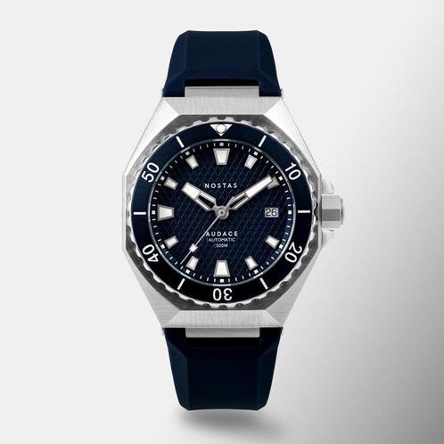 NOSTAS - Audace 500 – Deep Ocean Blue limited edition -, Handtassen en Accessoires, Horloges | Heren