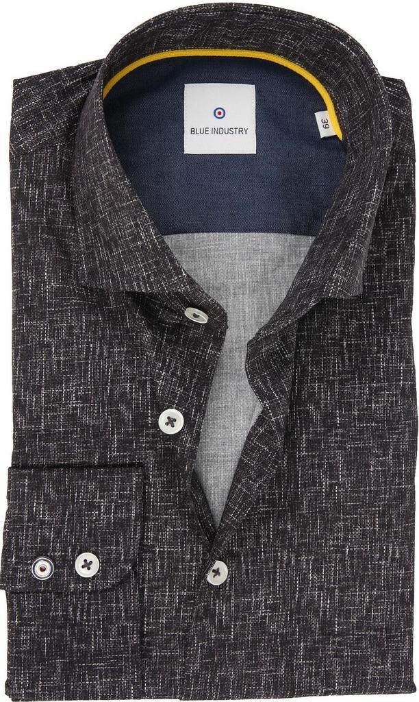 Blue Industry Hemd Bruin maat 44 Heren, Kleding | Heren, Merkkleding | Overhemden, Bruin, Nieuw, Halswijdte 43/44 (XL), Verzenden