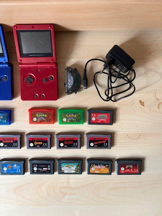 Nintendo - Gameboy Advance SP - with top games - Pokémon,, Games en Spelcomputers, Spelcomputers | Overige Accessoires