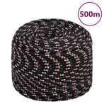 vidaXL Boot touw 10 mm 500 m polypropyleen zwart, Verzenden, Nieuw