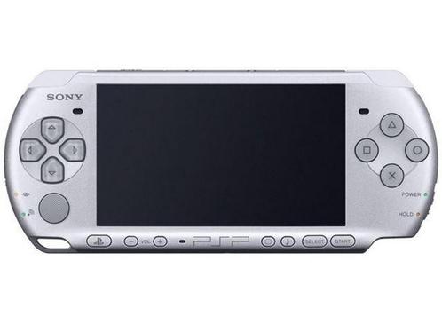 PSP Slim & Lite 3000 Zilver (Nette Staat & Krasvrij Scherm), Games en Spelcomputers, Spelcomputers | Sony PSP, Zo goed als nieuw
