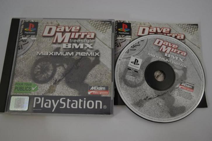 Dave Mirra Freestyle BMX - Maximum Remix (PS1 PAL), Games en Spelcomputers, Games | Sony PlayStation 1
