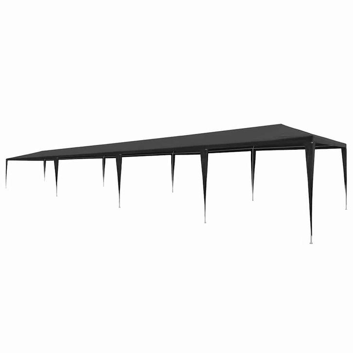 vidaXL Partytent 3x12 m PE antraciet, Tuin en Terras, Partytenten, Nieuw, Verzenden