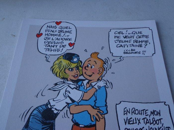 Tintin - Walthéry - Tintin et Natacha - 1 Ex Libris -, Livres, BD