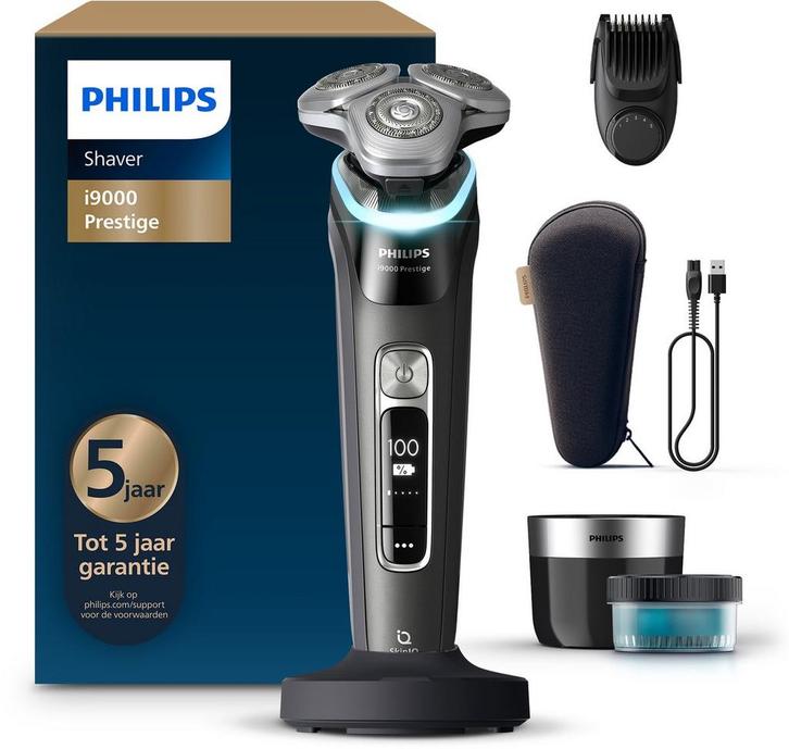 Philips Shaver i9000 Prestige Elektrisch Scheerapparaat, Handtassen en Accessoires, Uiterlijk | Haarverzorging, Nieuw, Verzenden