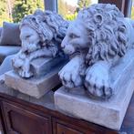 sculptuur, Coppia leoni - 19 cm - Paartje leeuwen Canova -, Antiek en Kunst