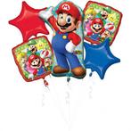 Super Mario Helium Ballonnen Set 5 delig leeg, Verzenden